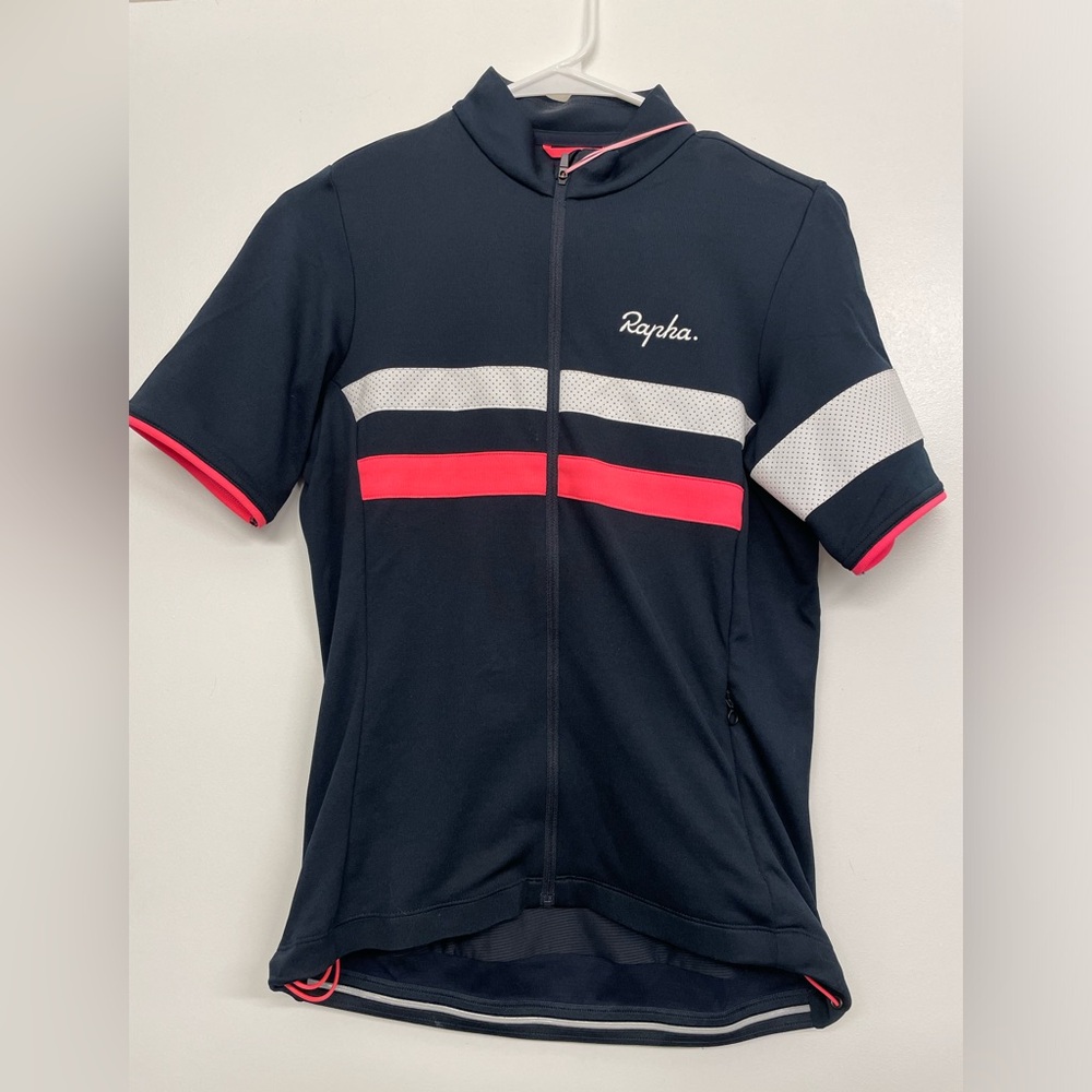 Rapha Cycling Jersey in Navy and Pink